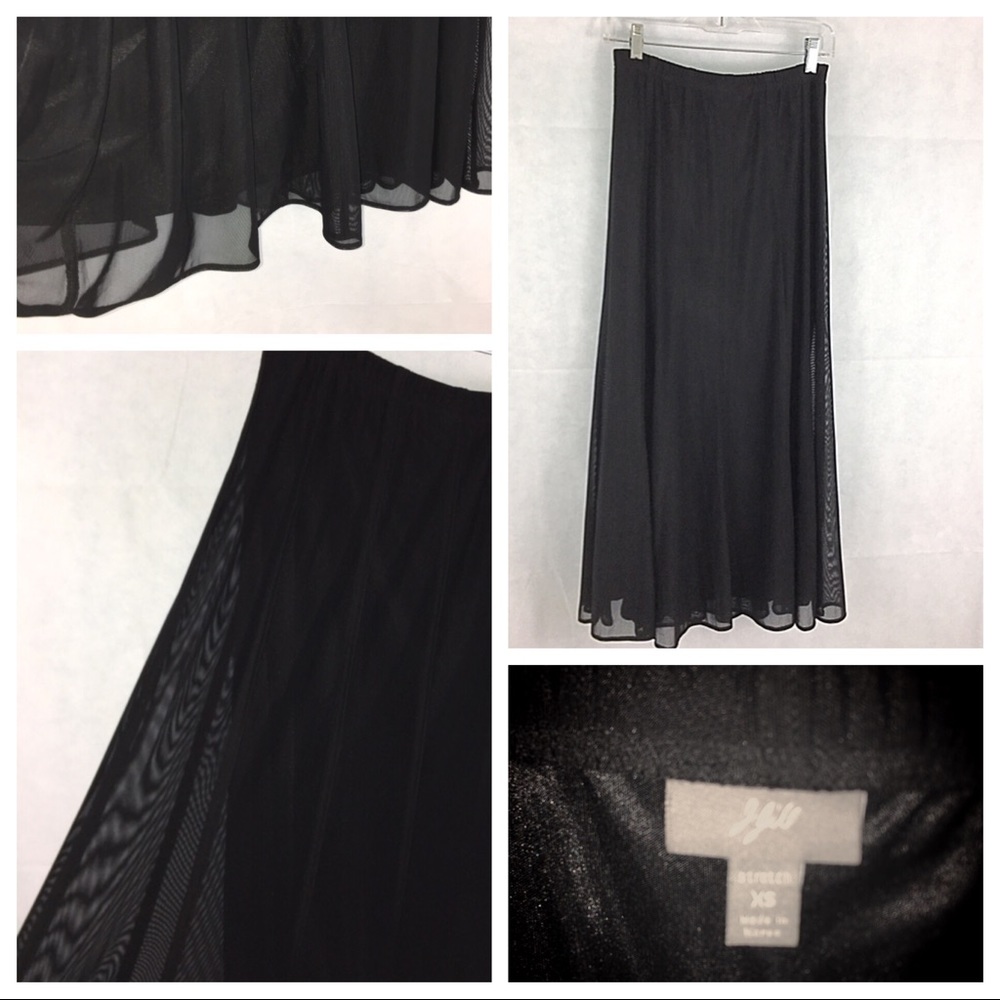 J.Jill Black Skirt Sm